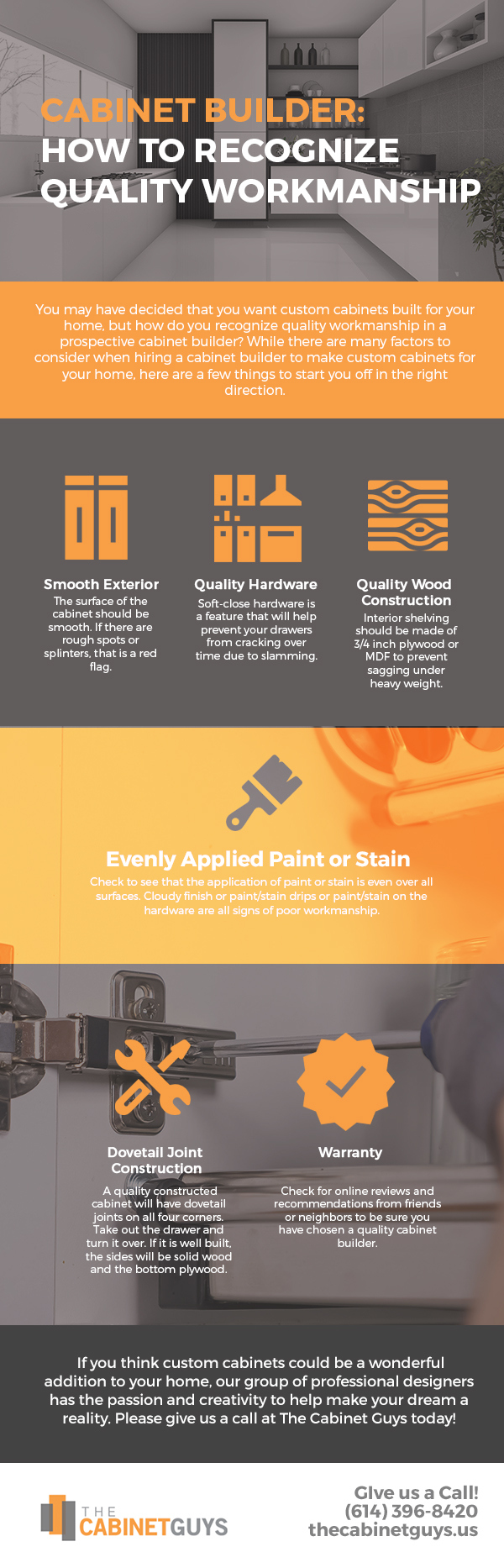 Cabinet Builder: How to Recognize Quality Workmanship [infographic]